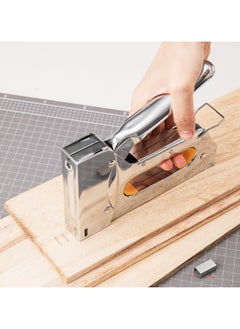 Deli Deli ET35111 Tacker/Staple Gun – Silver, Tack Up to 14mm Thickness, Durable All-Metal Construction, Safe Lock Design  - Image 1