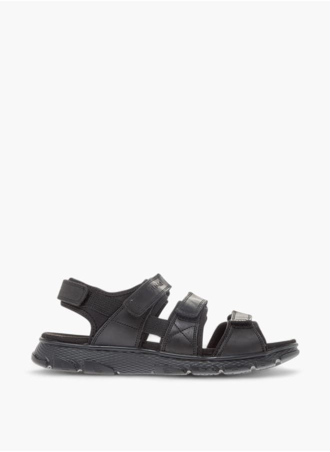 Le Confort - Mens Strappy Sandals With Hook And Loop Closure - Image 1