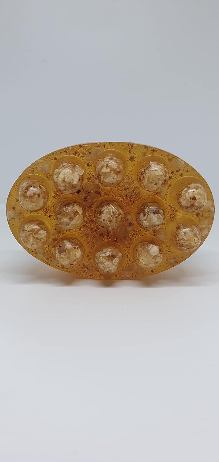 Sciian Massage BarWalnut shell scrubLemon Honey OatsCinnamon Coffee soaps Pack of 12 - Image 4