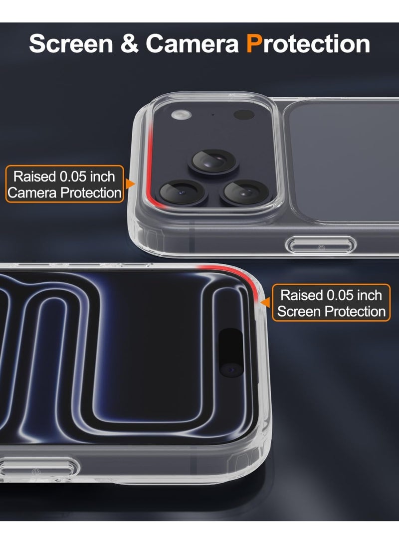 إينيكس جراب شفاف لهاتف iPhone 17 Pro مصنوع من السيليكون المرن الناعم المقاوم للصدمات ومصنوع من مادة TPU المطاطية الشفافة، متوافق مع هاتف 17 Pro شفاف - Image 4