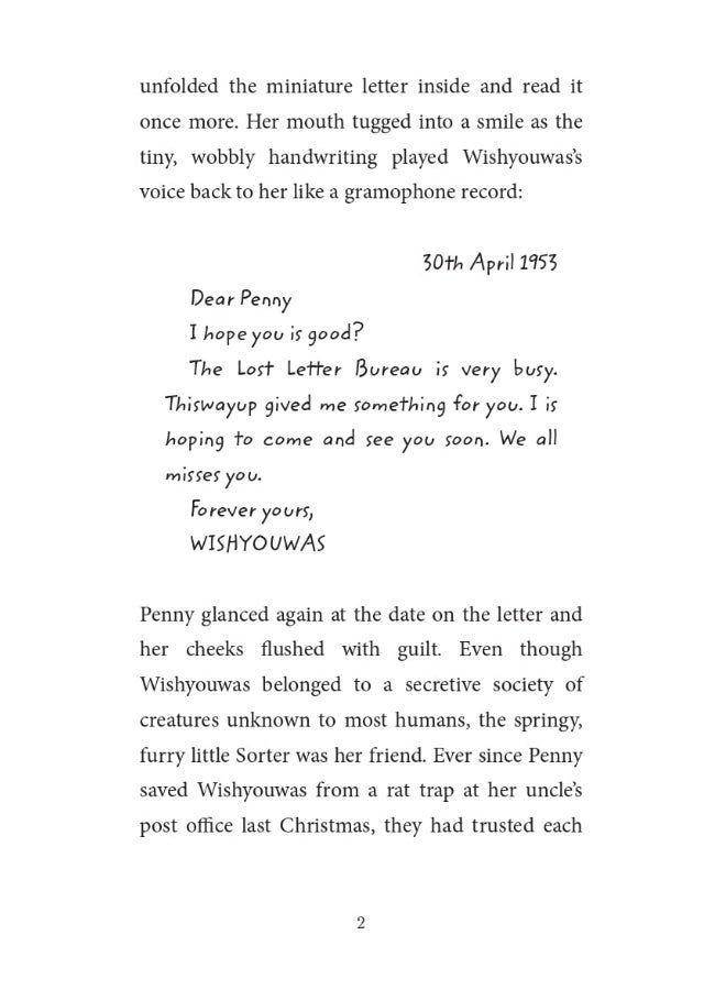 Bloomsbury The Secret Society for Very Important Post: A Wishyouwas Mystery - Image 3