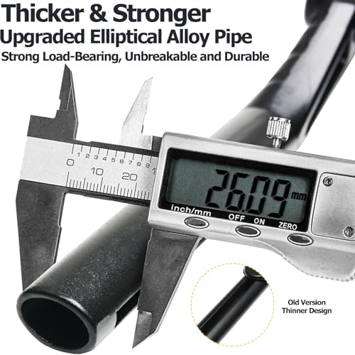 TOPCABIN Bike Kickstand Enhanced,Rear Side/Center Mount,Aluminum Alloy Bicycle Kick Stand Adjustable Kickstand for adult bike 700C 24" 26" 28" 29 inch Mountain Road bike(Black Side 24-29 inch Bike) - Image 3