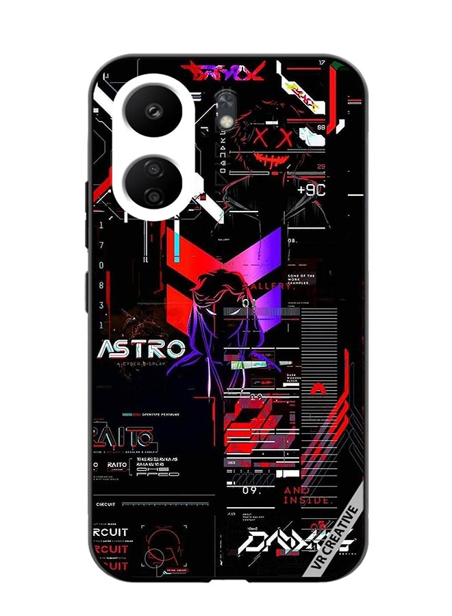 VR CREATIVE Protective Case Cover For Xiaomi Redmi 13C Astro Design Multicolour - Image 1