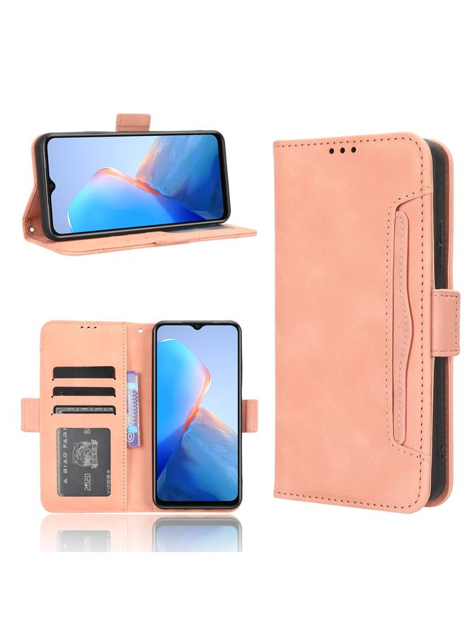 Zaboon Case For Infinix Smart 7 HD X6516 Skin Feel Calf Texture Card Slots Leather Phone Case - Image 1