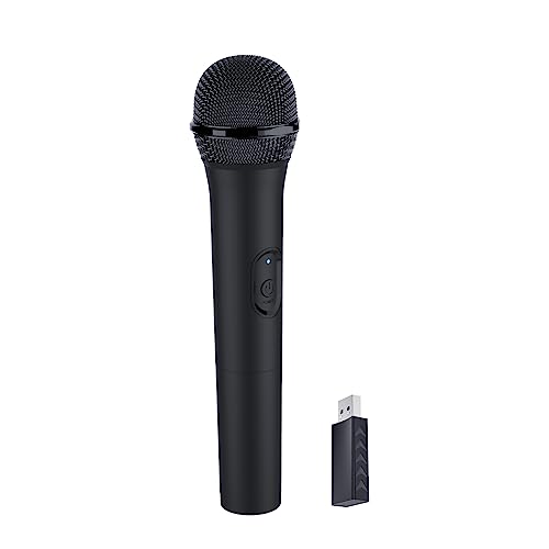 HONCAM USB Wireless Microphones UHF Metal Handheld Dynamic Mic with USB Receiver for PC Computer, Laptop,Gaming, Singing Practice, Compatible with Xbox Series X/S, PS5, Switch OLED, NS Switch, Wii - Image 1
