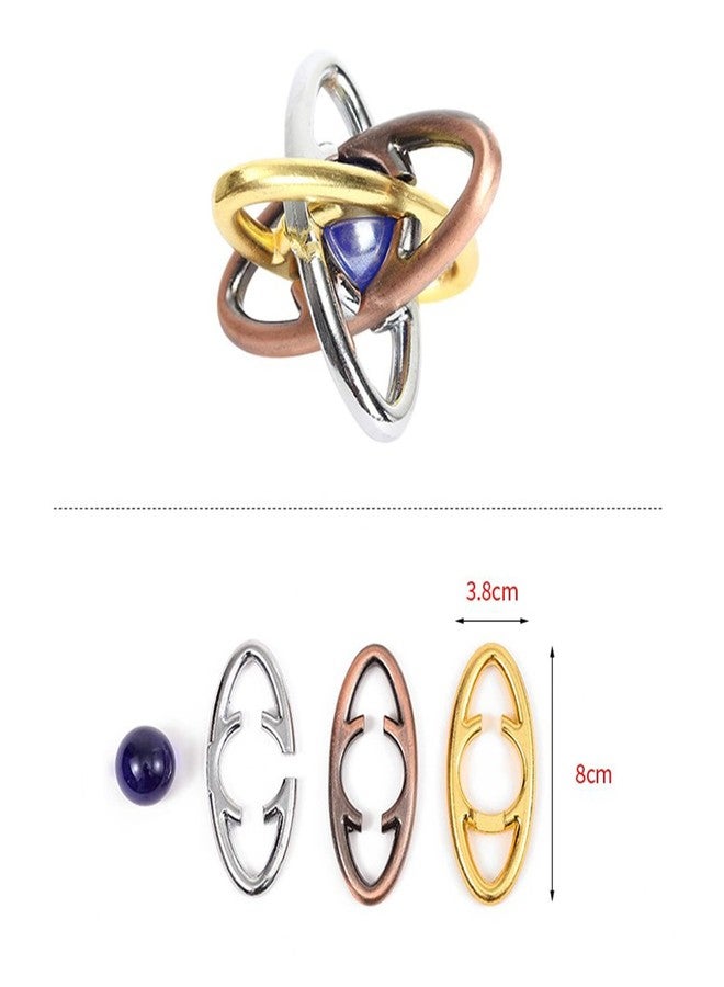 RoseFlower 5 pcs IQ Test Puzzle Brain Teaser Metal Wire Puzzles Mind Game Educational Toys High Difficulty Disentanglement Unlock Interlock Game Magics Toy for Kids Adults Challenge Interlock Toy - Image 4