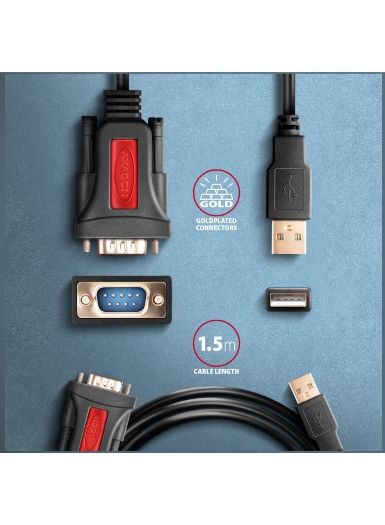 USB 2.0 to RS232 Serial Cable DB9 9-Pin COM Port Converter with PL2303 Chip - Image 5