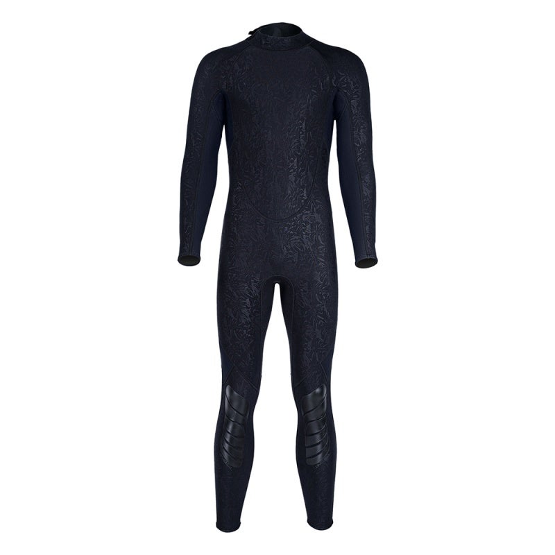 DIVE & SAIL بدلة غوص كاملة للرجال والنساء بأكمام طويلة وسميكة للتدفئة لهواة الغوص والسباحة الحرة والسباحة الشتوية، بذلة غطس 3 مم - Image 1