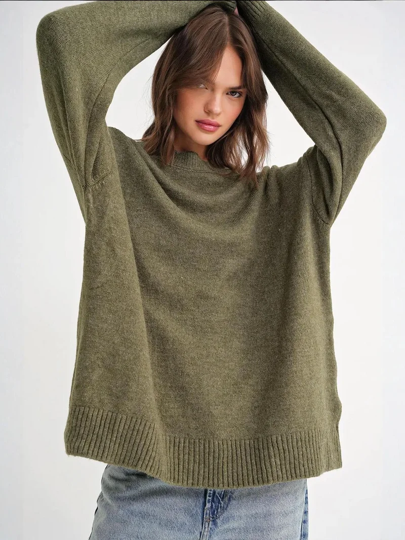 MixRay Mixray Oversized Knitwear Sweater