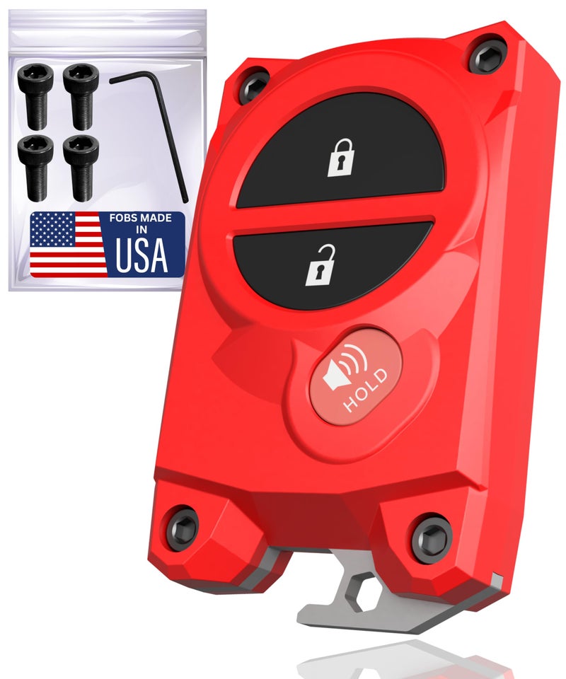for Toyota Key Fob Cover with Builtin Bottle Opener Rugged Protective Shell for Tundra 20072017 Tacoma 20052015 Enhanced Grip Durability Key Fob Replacement Shell Custom Colors