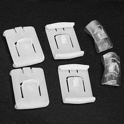 Anxingo مشابك حزام الأمان بديل دليل انزلاق المقعد لسيارات فولكس فاجن VW MK1 MK2 MK3 رابيت جولف كورادو (مجموعة من 2) - Image 4