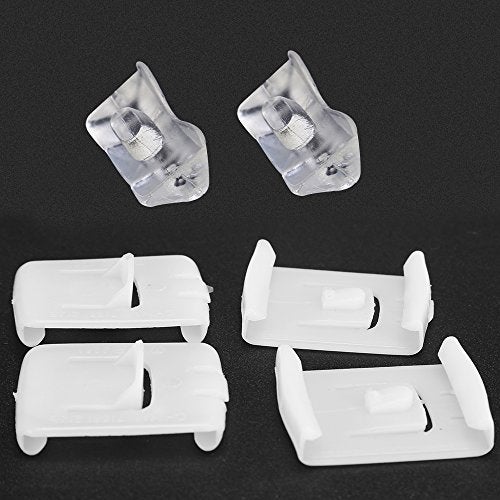 Anxingo مشابك حزام الأمان بديل دليل انزلاق المقعد لسيارات فولكس فاجن VW MK1 MK2 MK3 رابيت جولف كورادو (مجموعة من 2) - Image 3