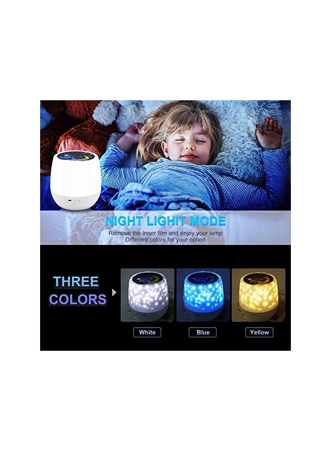 The Bros Night Lights for Kids, Multifunctional Star Projector Lamp Night Light for Boys and Girls Birthday Gifts and Other Parties Decoration, Best Gift for Baby’s Bedroom, 5 Colorful Films - Image 4
