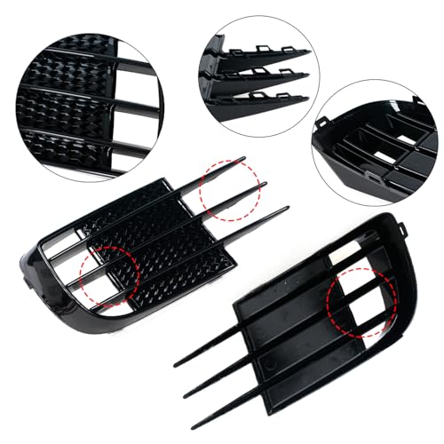 JESYMBX For Volkswagen For VW Golf 6 MK6 VI GTI R R20 2008-2013 Front Fog Light Air Vent Grill Cover Trim pair - Image 2