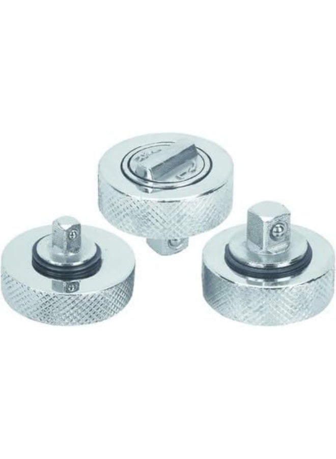 Pittsburgh 94011 Thumb Wheel Ratchet Wrench 1/2 1/4 3/8 Drive, 3 Piece
