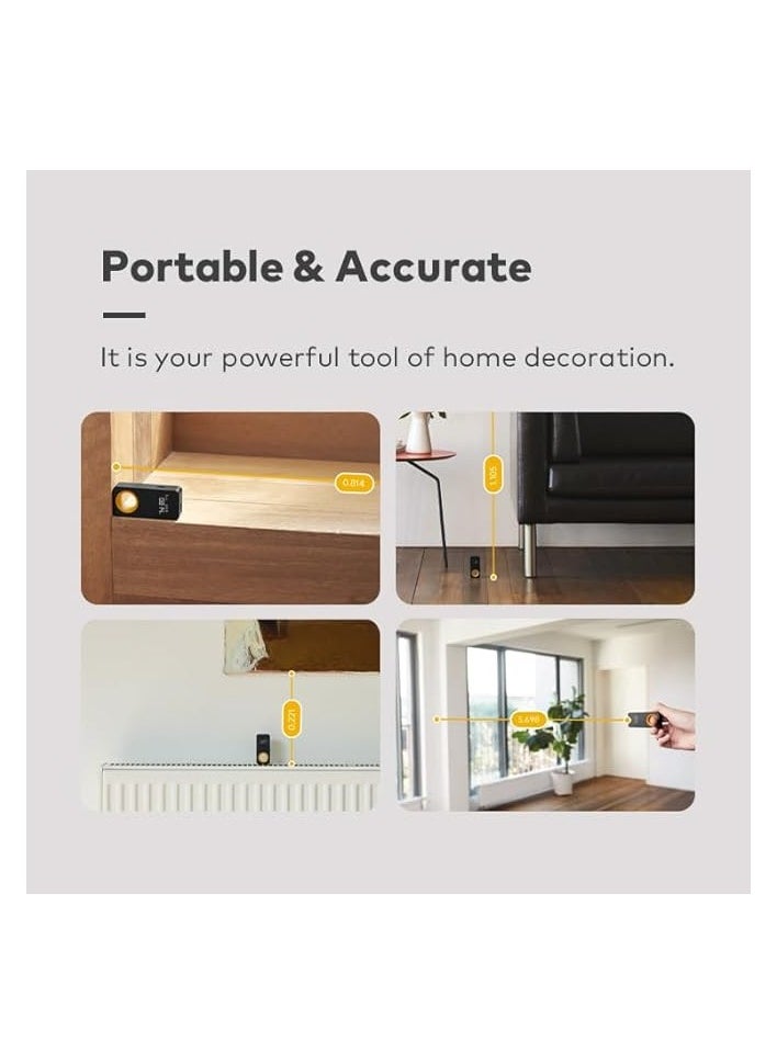 PROMASS Laser Tape Measure with Bluetooth, 98ft Digital Tape Measure, ±1/16-inch Accuracy, 2 Modes of The Measurement, Switchable Units M/Ft, Type-C Charging  - Image 5