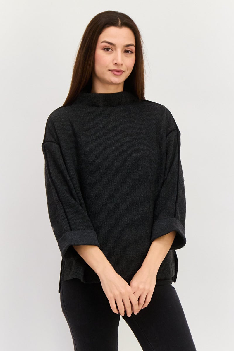 ESPRIT نساء رقبة قمعية منسوجة 3 - Image 1