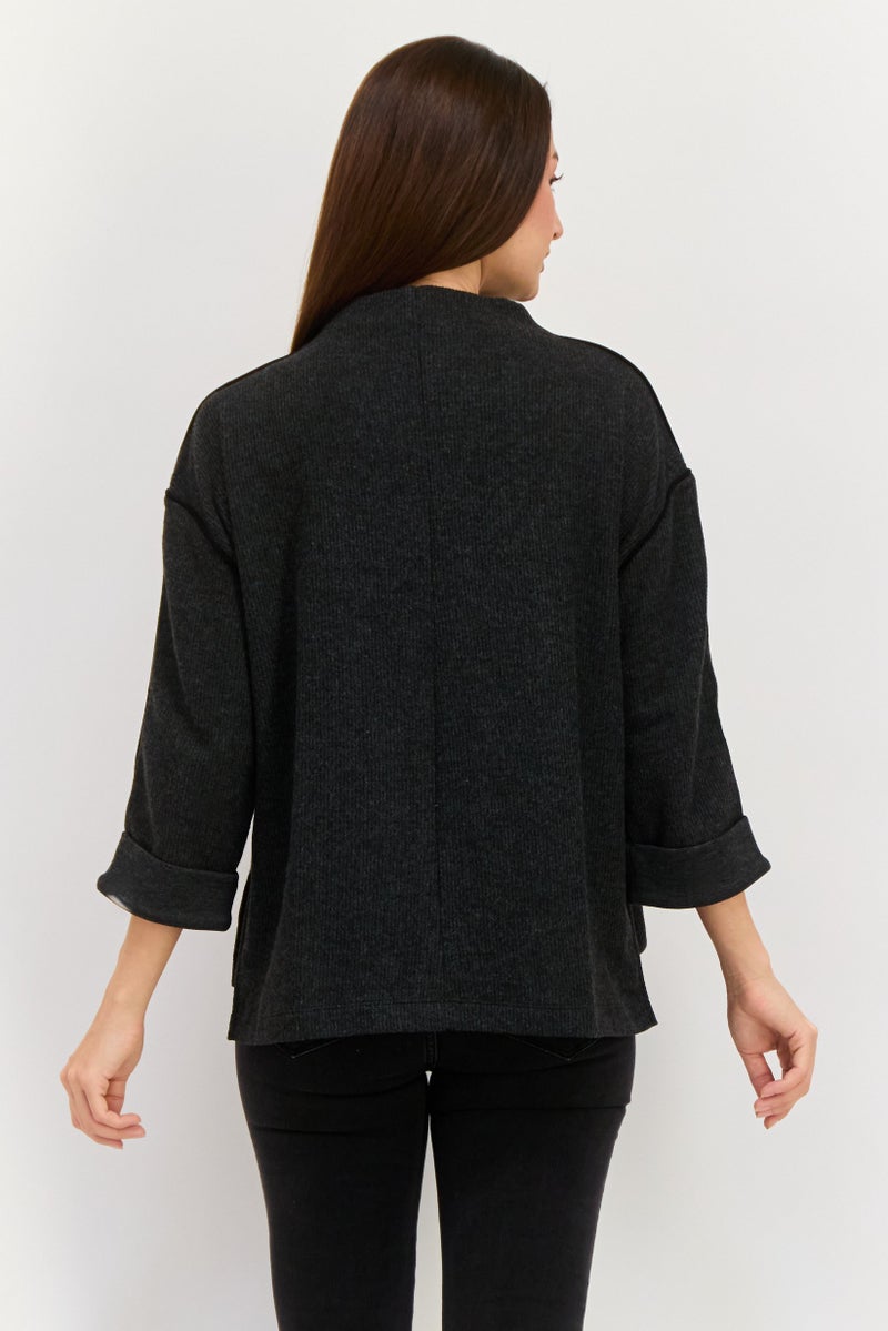 ESPRIT نساء رقبة قمعية منسوجة 3 - Image 3