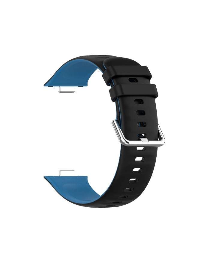 NeoFit 4 Pcs Silicone Two-tone Color Combination Band Applicable to Huawei Watch Fit 5/Fit 5 Pro/ Fit 4/Fit 4 Pro/Fit 3 Soft Replacement Strap Compatible with Huawei Fit 3 Watch Bands - Image 3