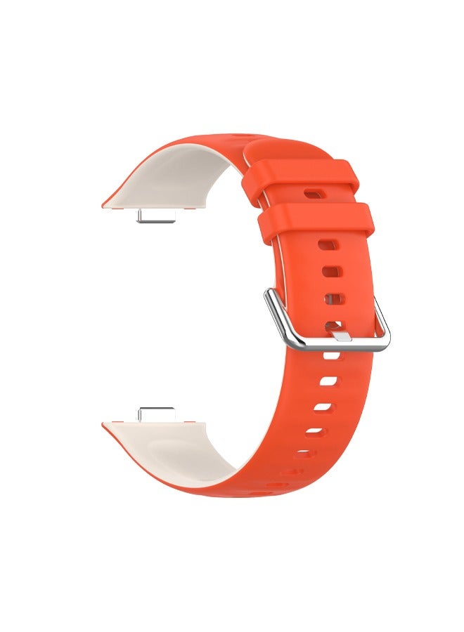 NeoFit 4 Pcs Silicone Two-tone Color Combination Band Applicable to Huawei Watch Fit 5/Fit 5 Pro/ Fit 4/Fit 4 Pro/Fit 3 Soft Replacement Strap Compatible with Huawei Fit 3 Watch Bands - Image 4