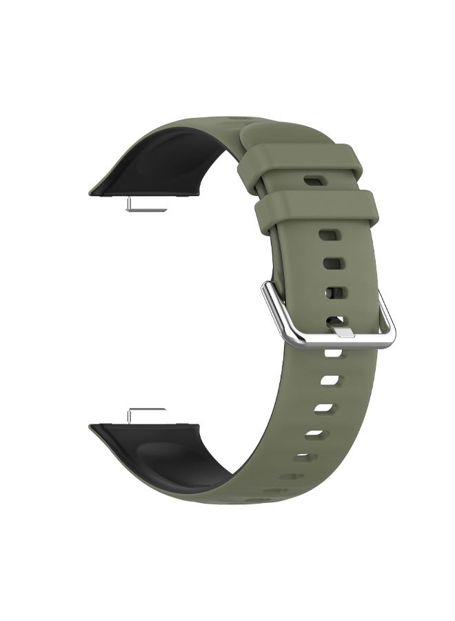 NeoFit 4 Pcs Silicone Two-tone Color Combination Band Applicable to Huawei Watch Fit 5/Fit 5 Pro/ Fit 4/Fit 4 Pro/Fit 3 Soft Replacement Strap Compatible with Huawei Fit 3 Watch Bands - Image 5