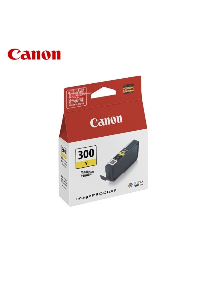 كانون Canon Pfi-300 Y خرطوشة حبر أصفر (لـ Pro-300) - Image 2