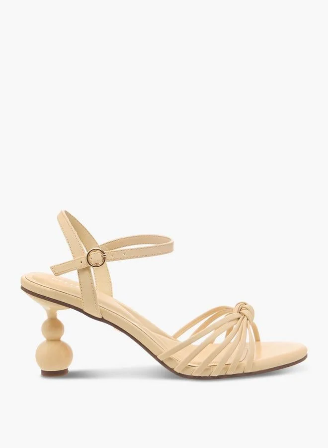 سيليست Women Stylised Heel Ankle Strap Sandals