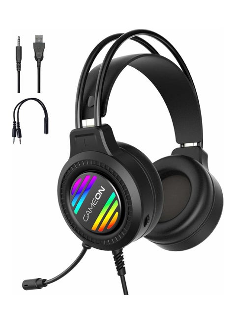 GAMEON GOT100 Ravenstrike RGB Gaming Headset - Black