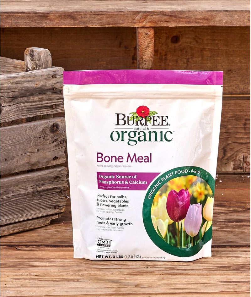 Burpee Bone Meal Fertilizer | Add to Potting Soil | Strong Root Development | OMRI Listed for Organic Gardening | for Tomatoes, Peppers, and Bulbs, 1-Pack, 3 lb (1 Pack) - Image 5