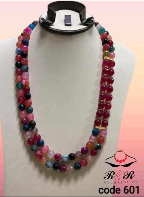 Women's contract two floors of natural agate in different colors