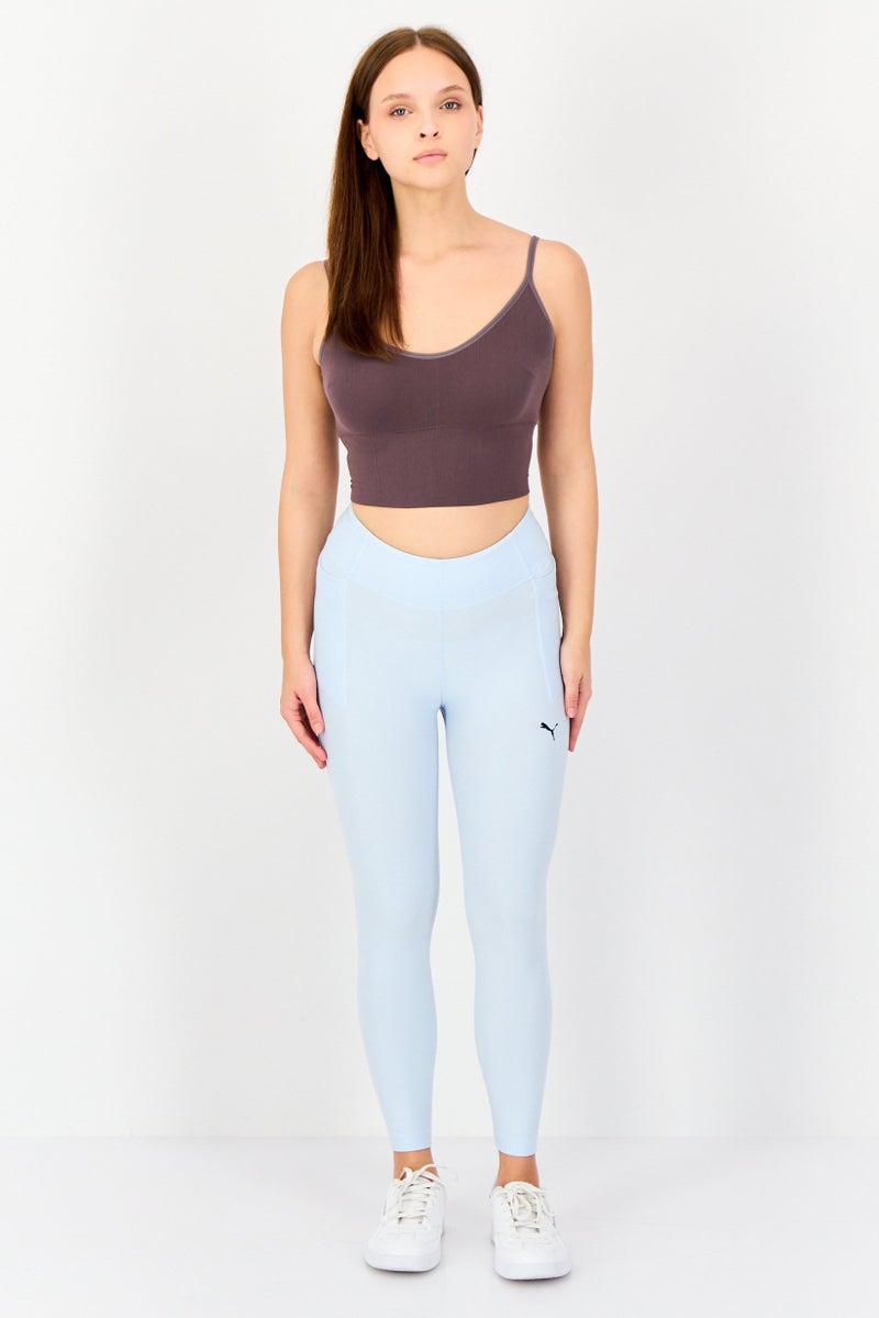 PUMA Women Sportswear Fit Training Legging, Light Blue - Image 2