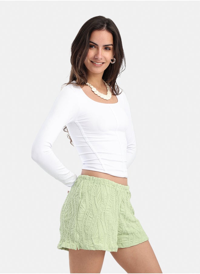 Carina - Square Neck Corset Top - Image 1