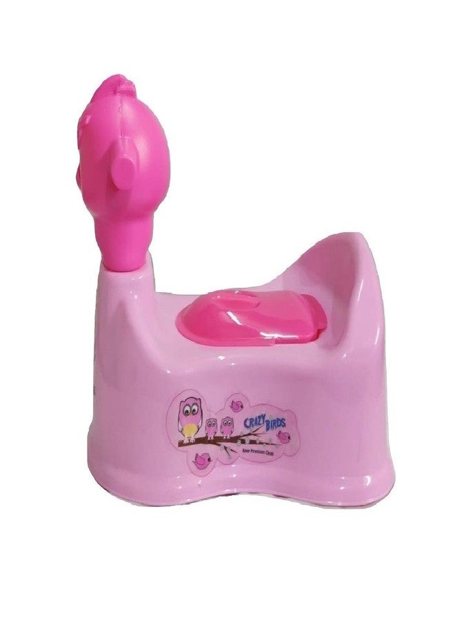 aaKaR Sonal - Crazy Bird - Baby Toilet Trainer Potty Seat with Lid Cover (Pink) - Image 3