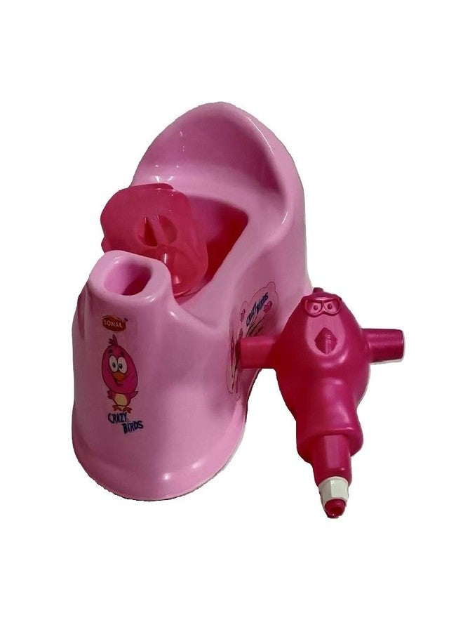 aaKaR Sonal - Crazy Bird - Baby Toilet Trainer Potty Seat with Lid Cover (Pink) - Image 4
