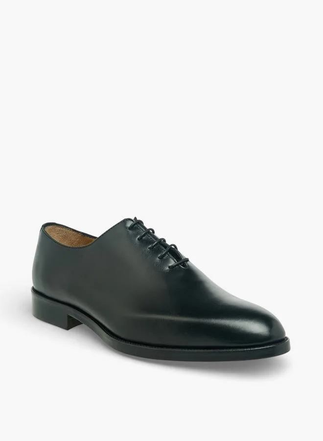 دوتشيني Men Lace-Up Leather Oxford Loafers