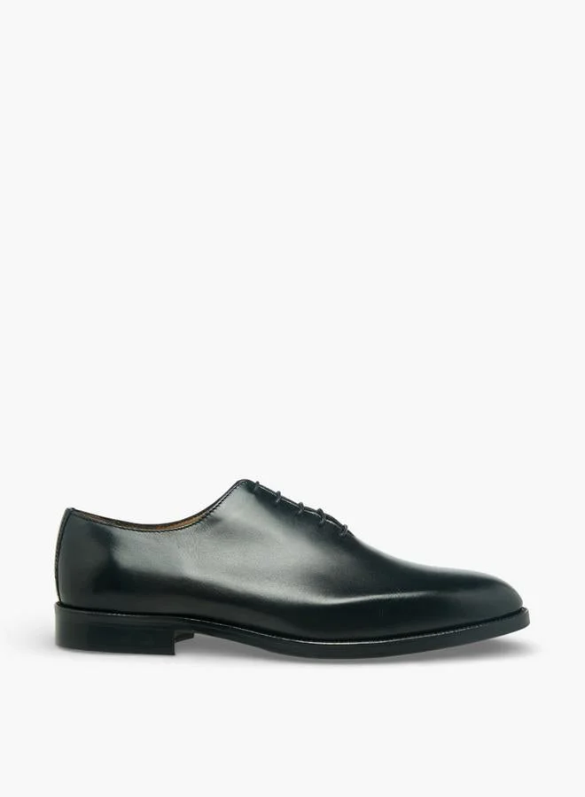 دوتشيني Men Lace-Up Leather Oxford Loafers