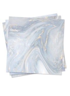 RATSAW Marble Tile Sticker, 10 Pcs 20x20cm Decorative Stick Tile Stickers Self-Adhesive Peel and Stick Tile Backsplash Vinyl Wall Stickers for Kitchen Bathroom Tile Wall Fireplace Decoration Stickers  - Image 1