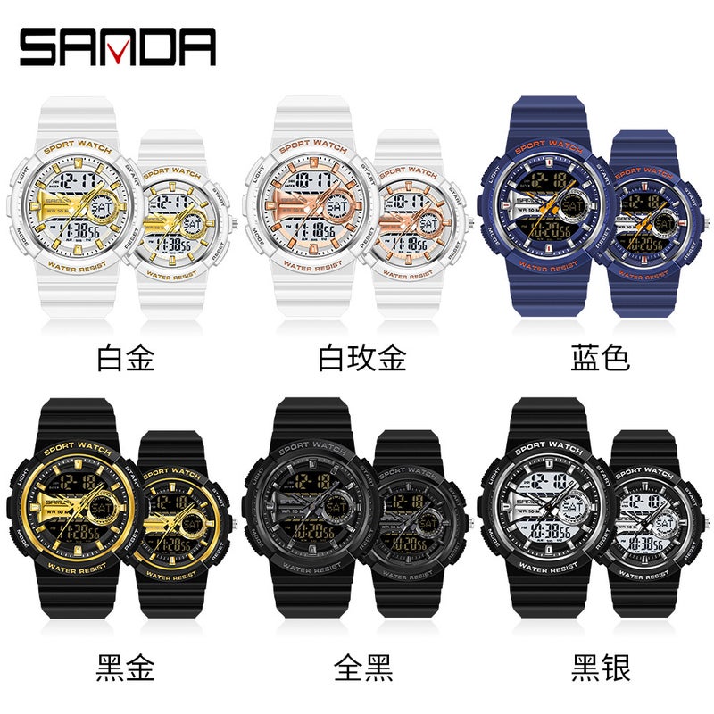 New Electronic Youth Student Watch Fashion Trend Cool Couple Men'S And Women'S Watches A - Image 5