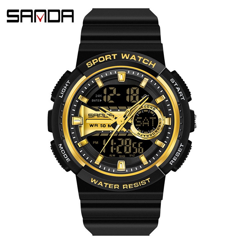 New Electronic Youth Student Watch Fashion Trend Cool Couple Men'S And Women'S Watches A - Image 1