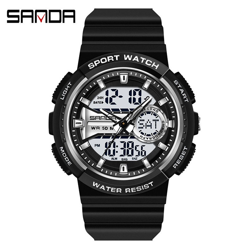 New Electronic Youth Student Watch Fashion Trend Cool Couple Men'S And Women'S Watches A - Image 3