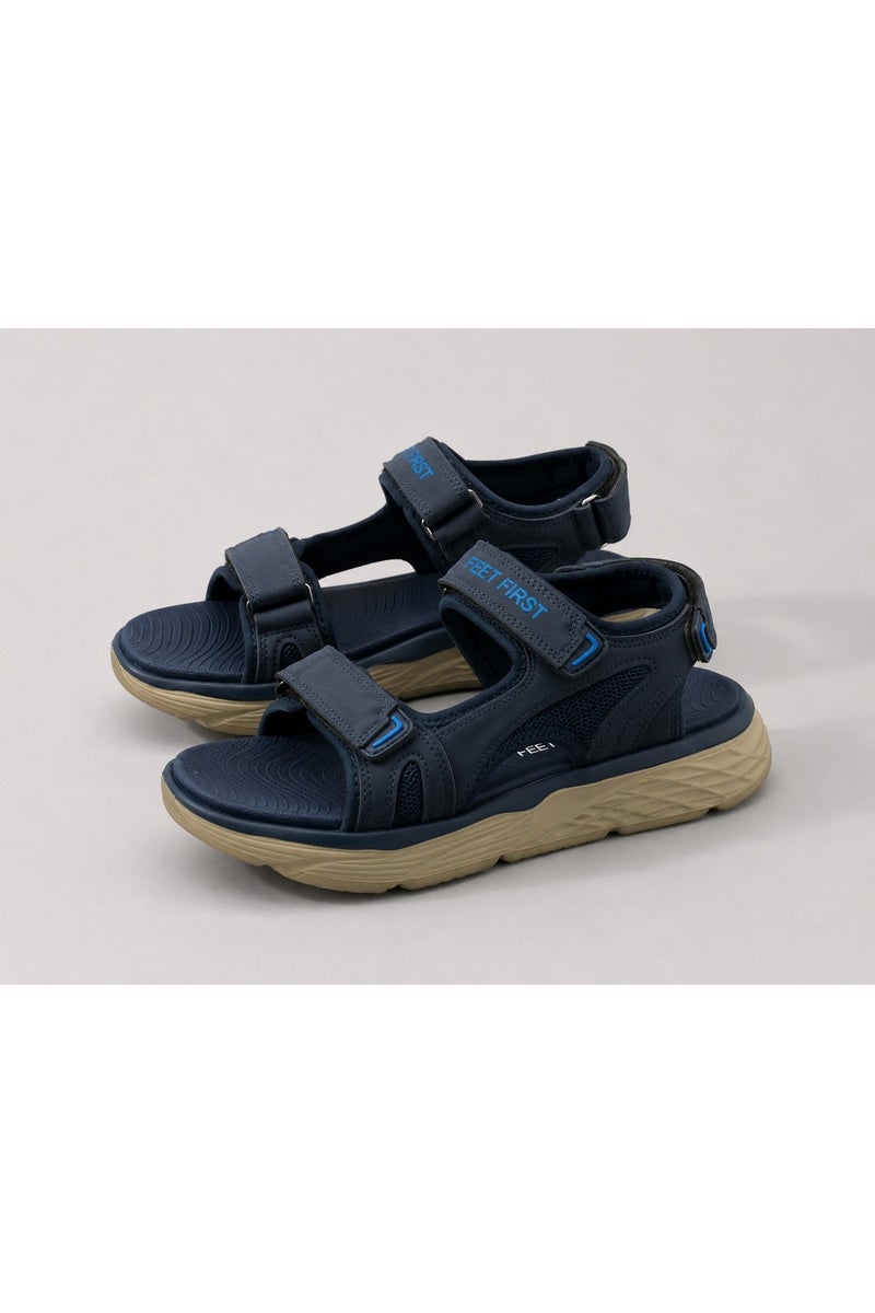 Feet First Men’s Sports Sandals with Adjustable Velcro Straps – Lightweight Comfort Outdoor Walking Sandals - Image 1