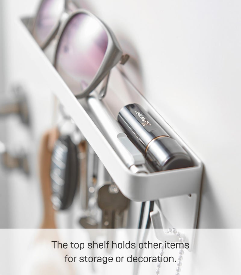 YAMAZAKI Home Smart Magnetic Key Rack with Tray - Steel - Image 3