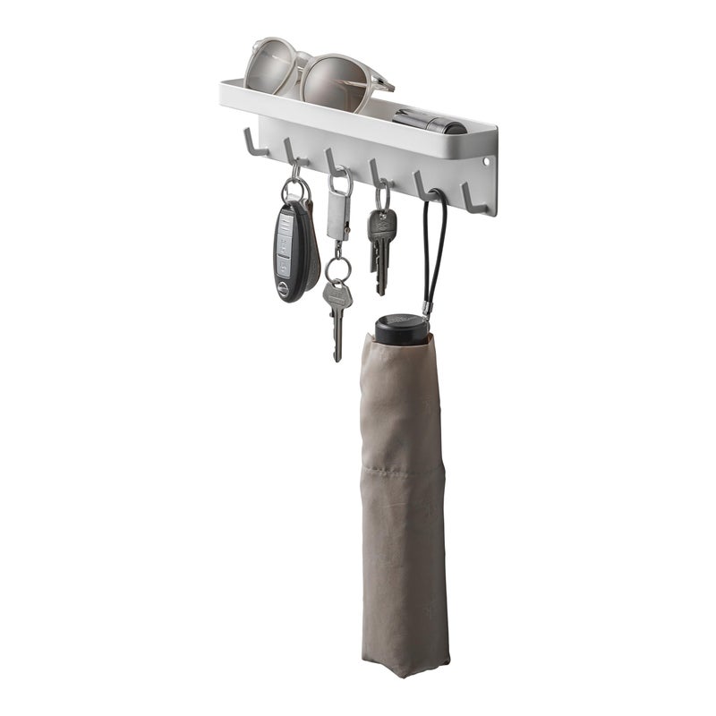 YAMAZAKI Home Smart Magnetic Key Rack with Tray - Steel - Image 1