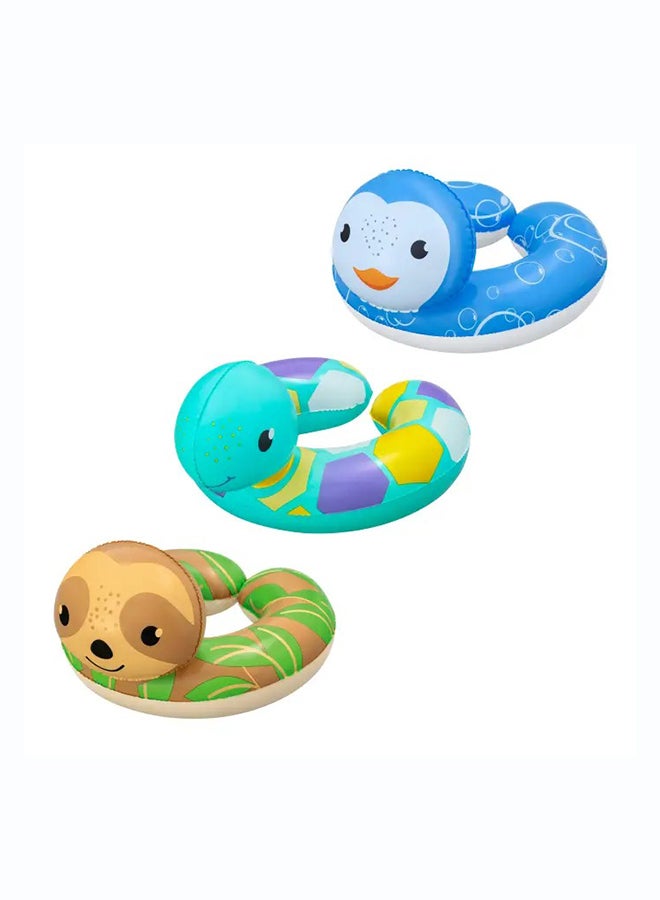 Bestway, Floatin' Friends Split Swim Tube - assorted Inflatable Outdoor Water Play Toy for Kids and Families, Durable Premium Quality Material, Easy Inflate and Deflate Design, Pool Beach Garden Summer Fun Activity - Image 1