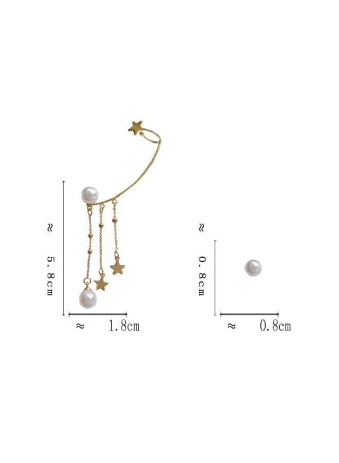 J&J Star Aesthetic Cuff Earrings - Image 3