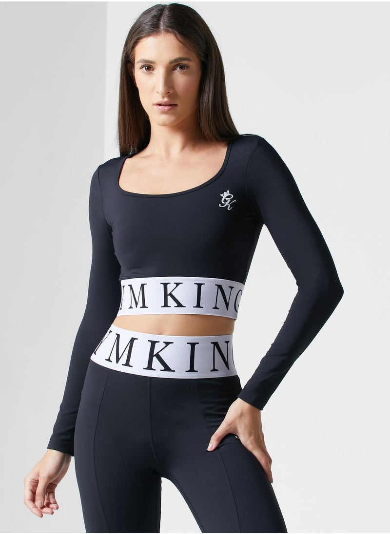 Gym King - Logo Crop Top - Image 1
