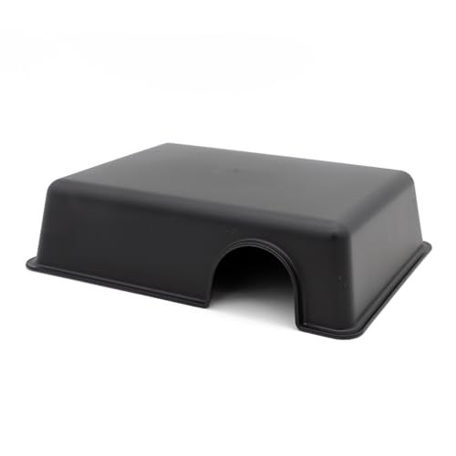 JIHAQUA Reptile Hide Box Snake Hide Feel Secure and Safe, Gecko Hide (Black, Large 2 Pcs) - Image 3