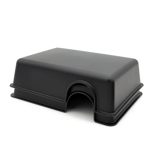 JIHAQUA Reptile Hide Box Snake Hide Feel Secure and Safe, Gecko Hide (Black, Large 2 Pcs) - Image 4