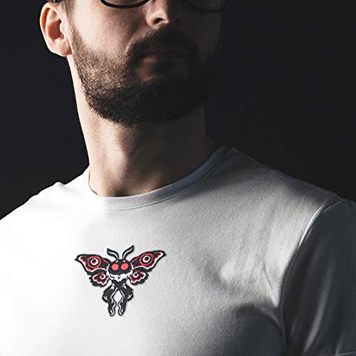 Winks For Days Mothman Cryptid Creature Embroidered Iron-On Patch - Image 5
