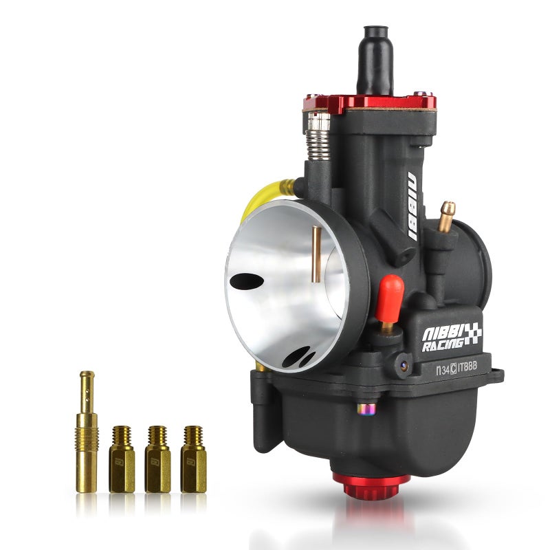 NIBBI Carburetor PWK34 fit Motorcycle Engine with 34mm Carb Jets Motorcycle Engine with Carb Jets for Dirt Bike Mini Bike Pit Bike GY6 ATV - Image 2